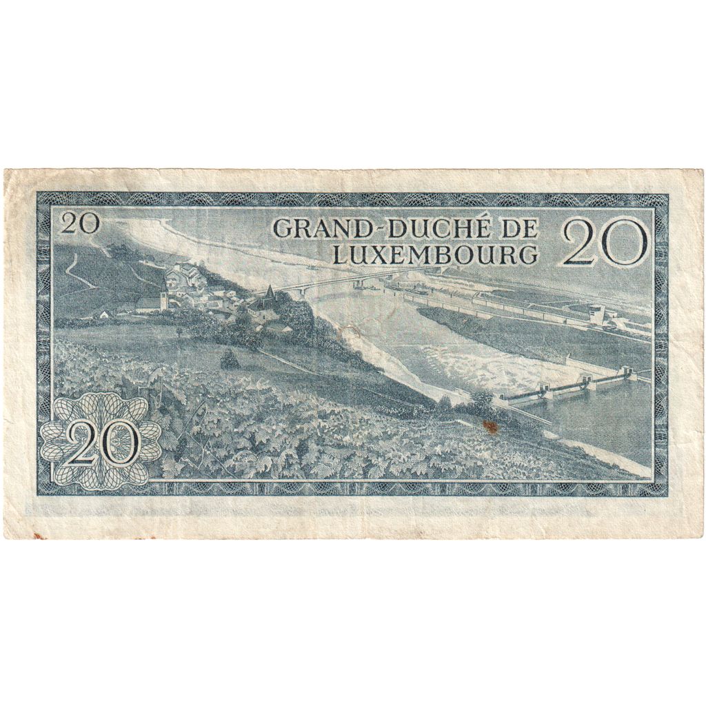 Luxembourg, 20 Francs, 1966-03-07, VF(30-35)