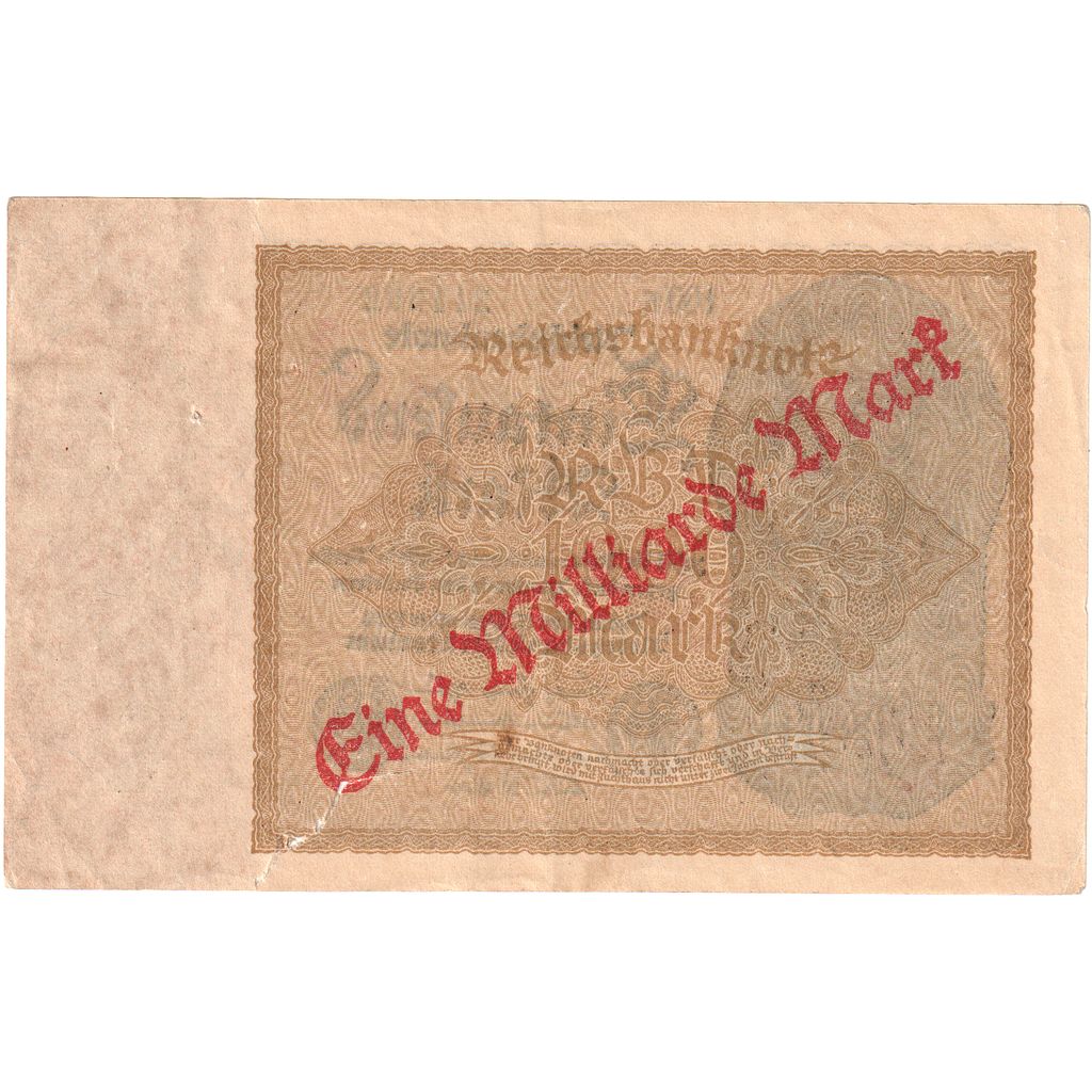 Alemania, 1 Milliarde Mark on 1000 Mark, 1922-12-15, MBC