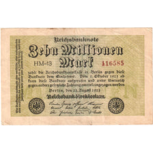 Alemania, 10 Millionen Mark, 1923-08-22, MBC