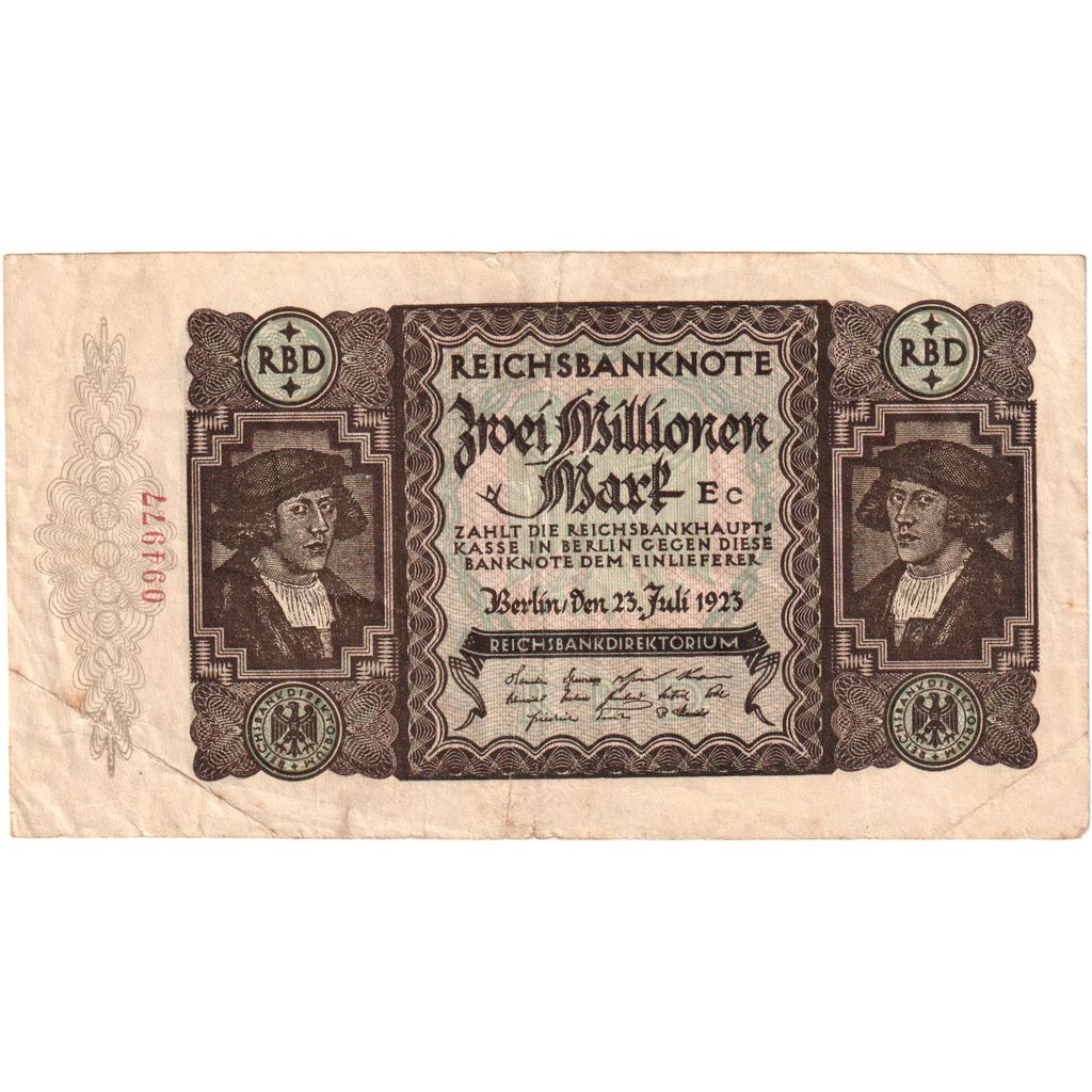 Deutschland, 2 Millionen Mark, 1923-07-23, SS