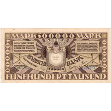 German States, 500,000 Mark, 1923-08-01, AU(55-58)