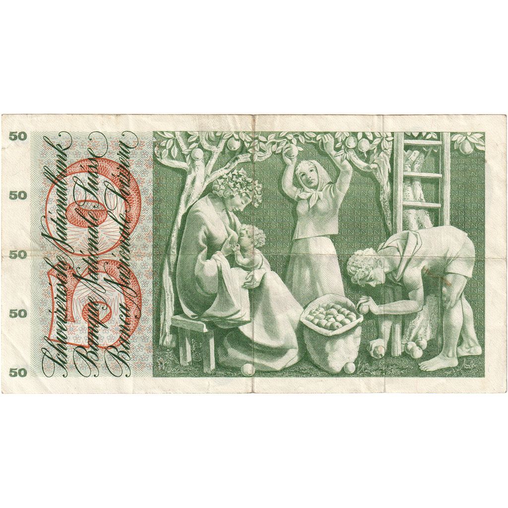 Suiza, 50 Franken, 1969-01-15, BC+