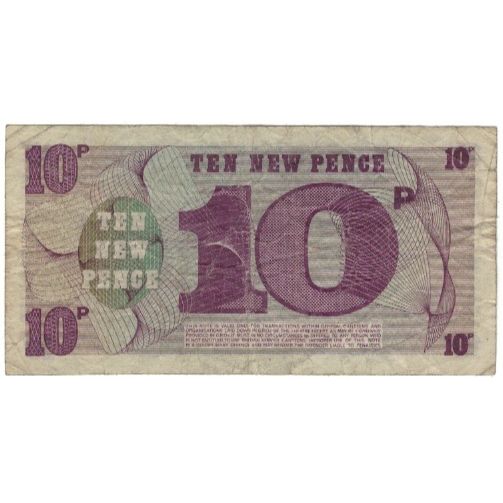 Banknote, Great Britain, 10 New Pence, KM:M45a, VF(20-25)