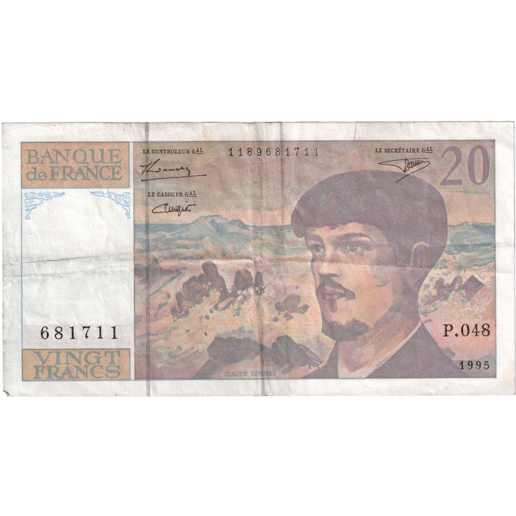 Francja, 20 Francs, P.048681711, EF(40-45)