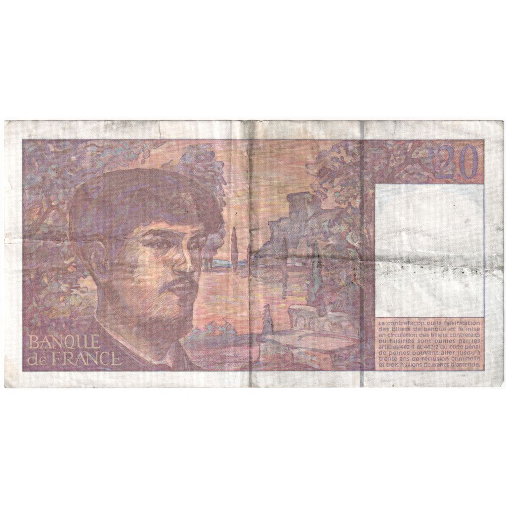 Francja, 20 Francs, P.048681711, EF(40-45)