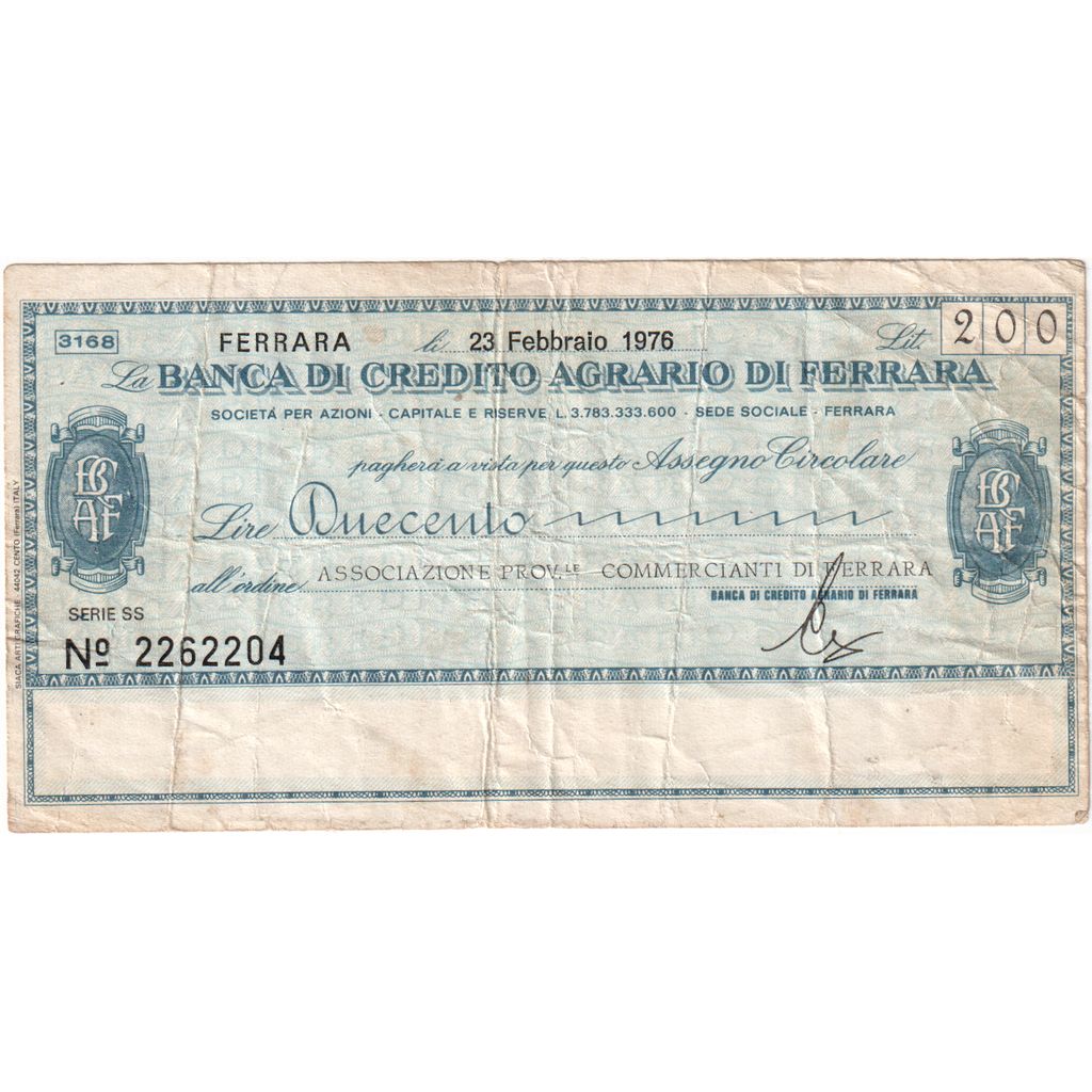 Italia, 200 Lire, 1976-02-23, BB