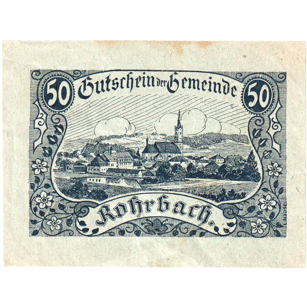 Austria, Rohrbach, 50 Heller, 1920-06-25, AU(55-58)