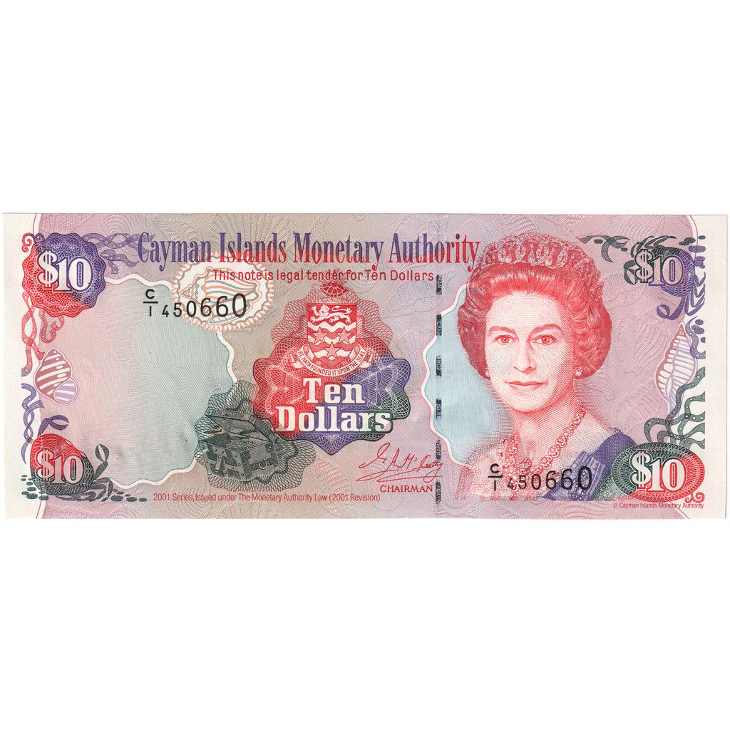 Kaaimaneilanden, 10 Dollars, NIEUW