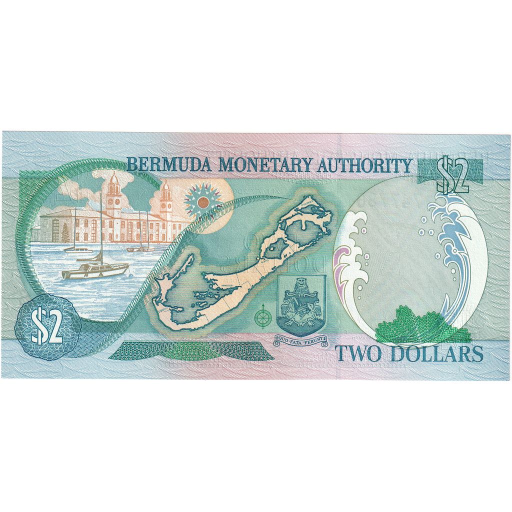 Bermuda, 2 Dollars, 2000-05-24, UNC(65-70)