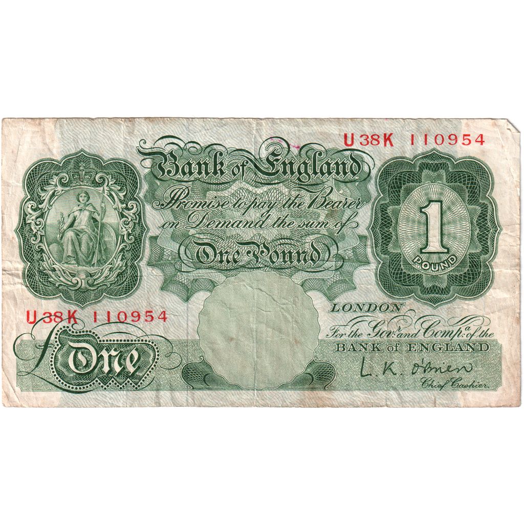 Grã-Bretanha, 1 Pound, VF(30-35)