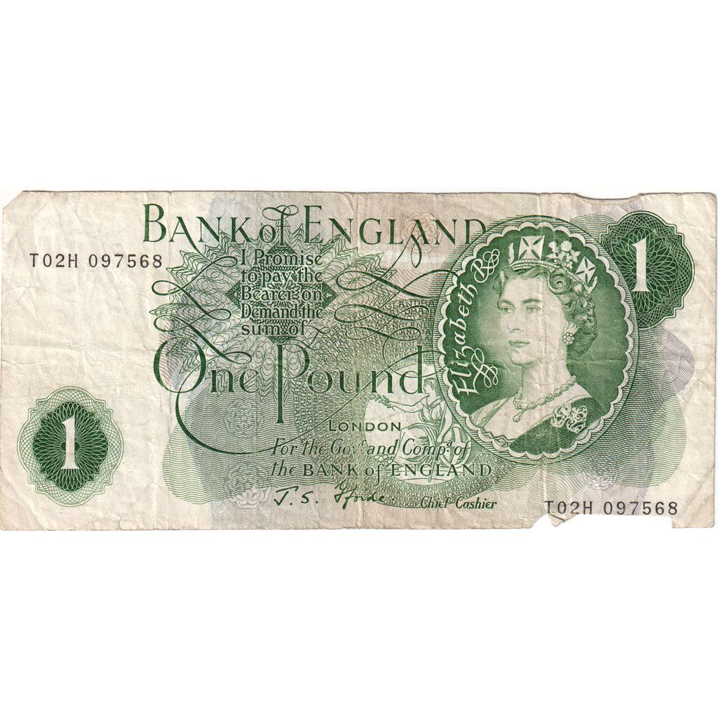 Grã-Bretanha, 1 Pound, VF(20-25)