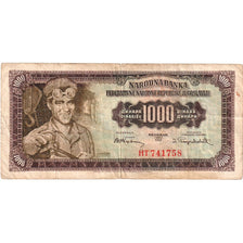Yugoslavia, 1000 Dinara, 1955-05-01, VF(30-35)