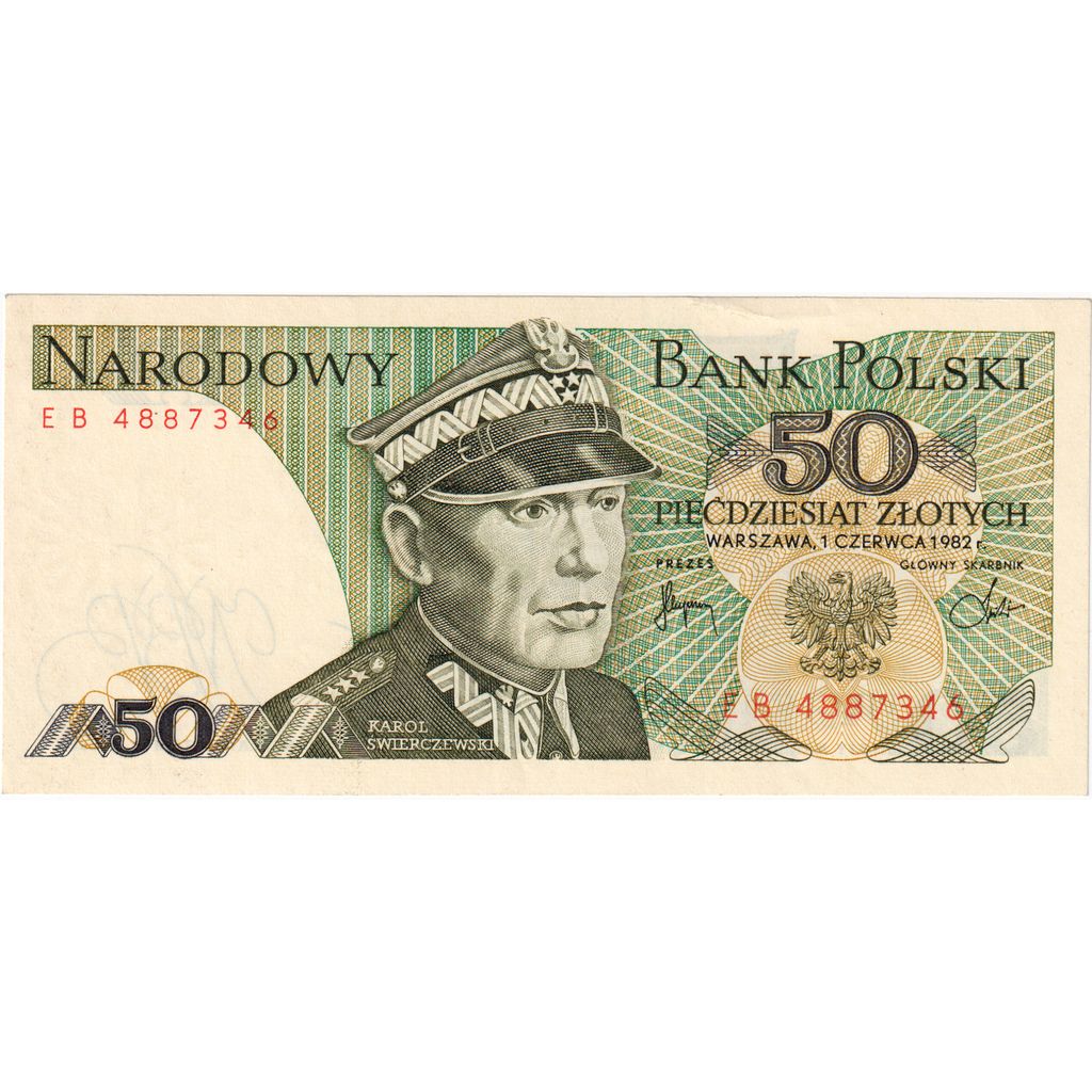 Poland, 50 Zlotych, 1988-12-01, AU(55-58)