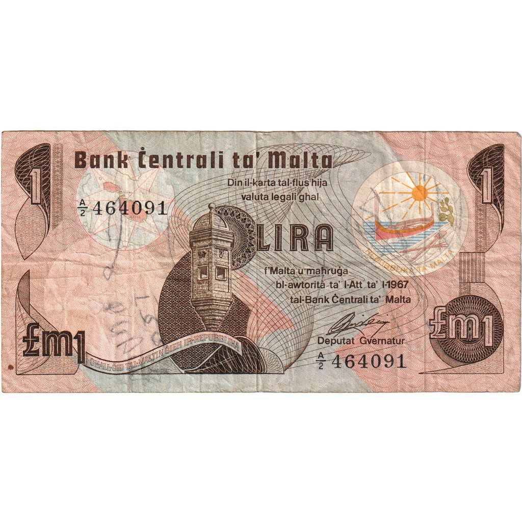 Malta, 1 Lira, BC