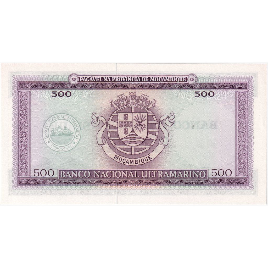 Mozambique, 500 Escudos, 1967-03-22, UNC(65-70)