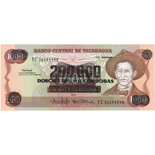 Nicaragua, 200,000 Córdobas on 1000 Córdobas, UNC(65-70)