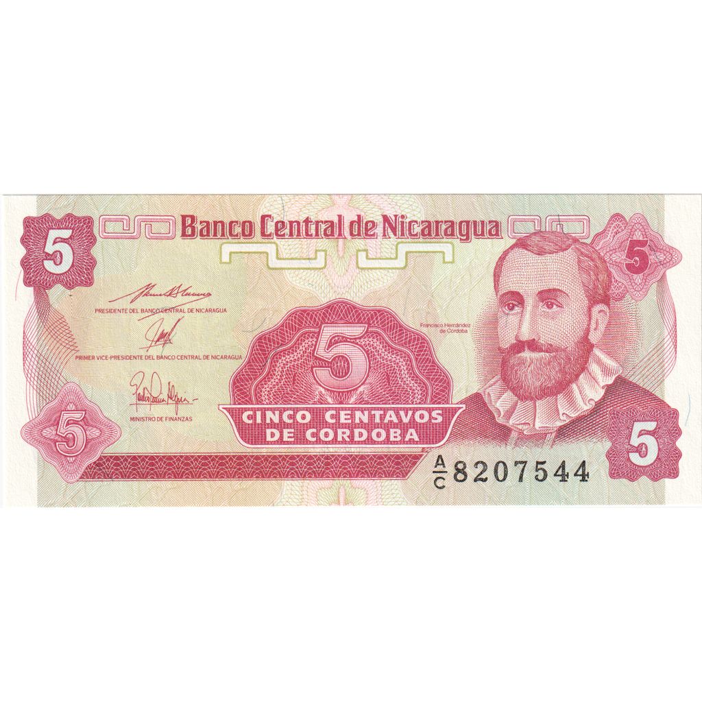 Nicaragua, 5 Centavos, UNC(65-70)