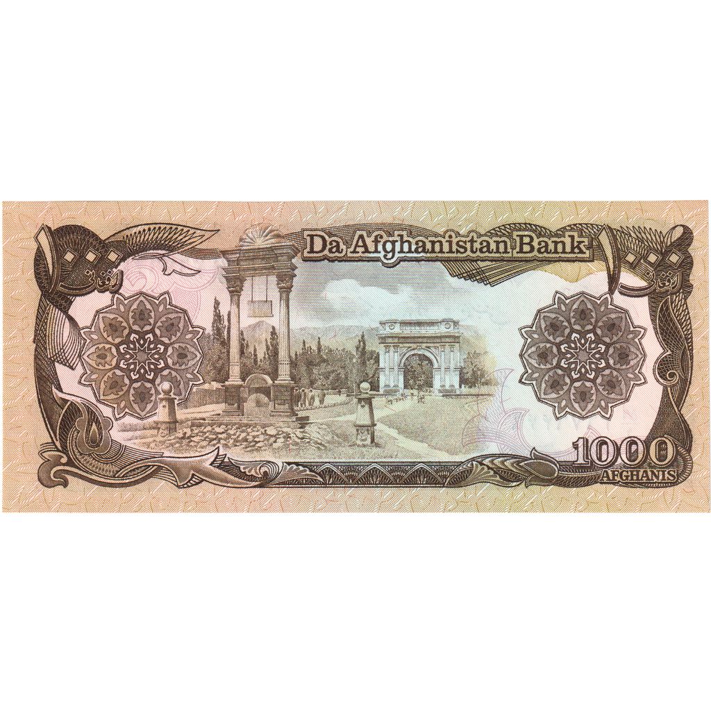 Afeganistão, 1000 Afghanis, UNC(65-70)