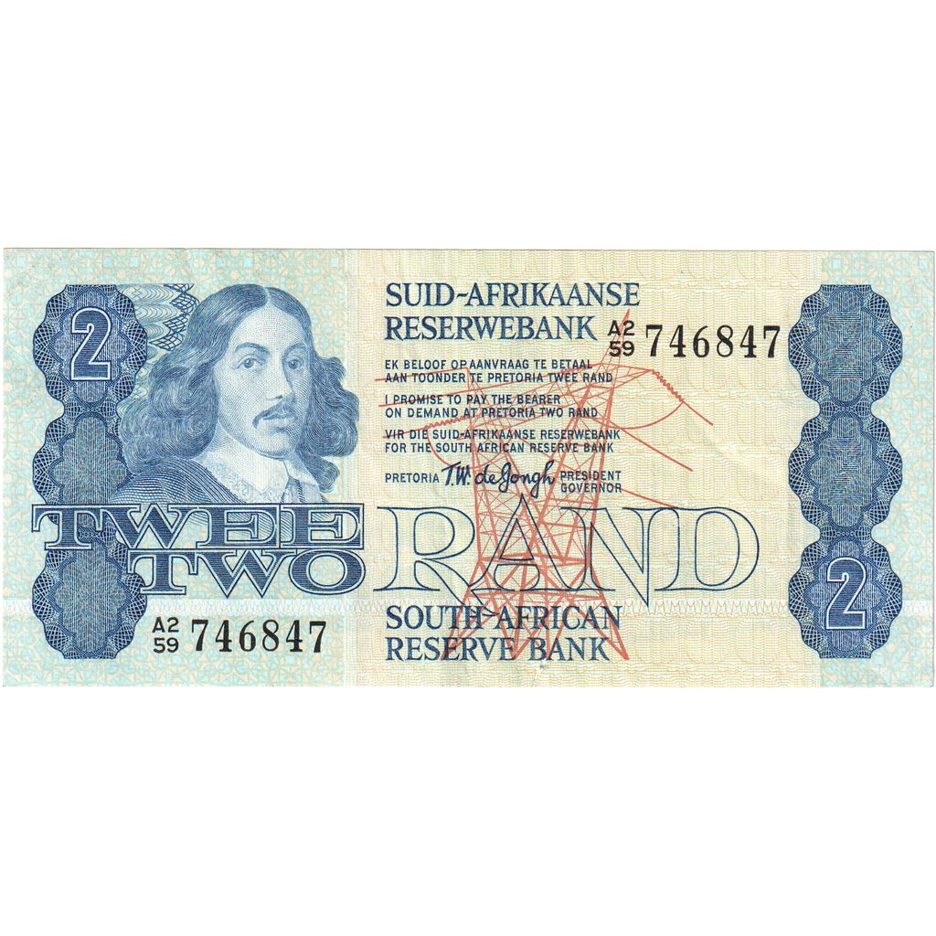 South Africa, 2 Rand, UNC(65-70)