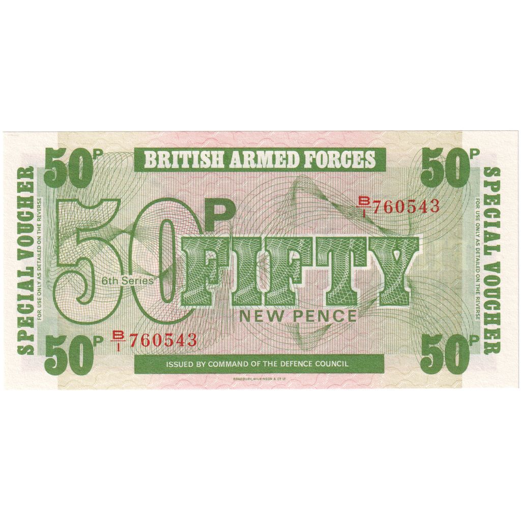 Wielka Brytania, 50 New Pence, UNC(65-70)