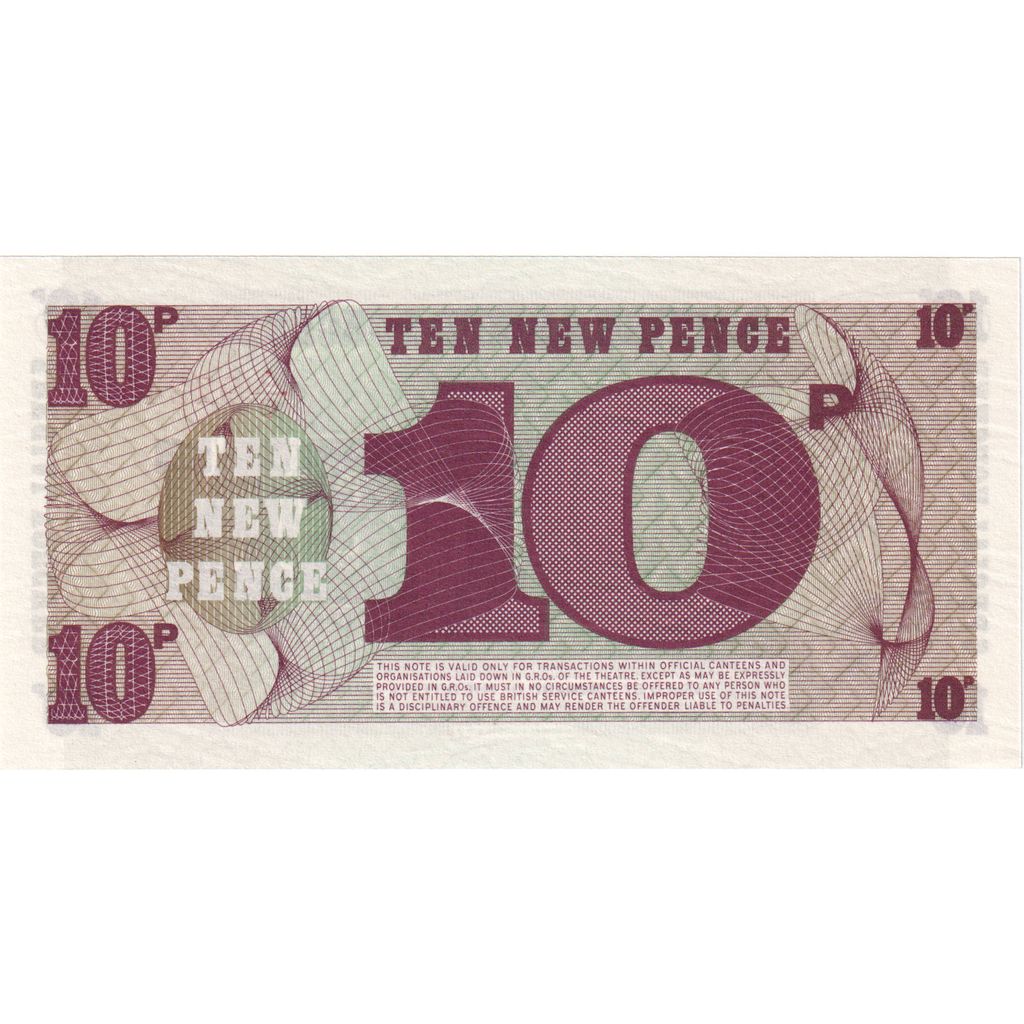 Banknote, Great Britain, 10 New Pence, Undated (1972), KM:M45a, UNC(65-70)