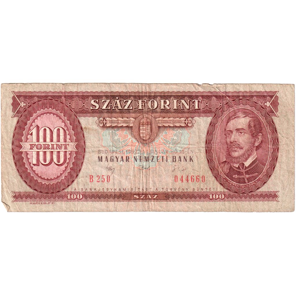 Ungarn, 100 Forint, 1992-01-15, SS