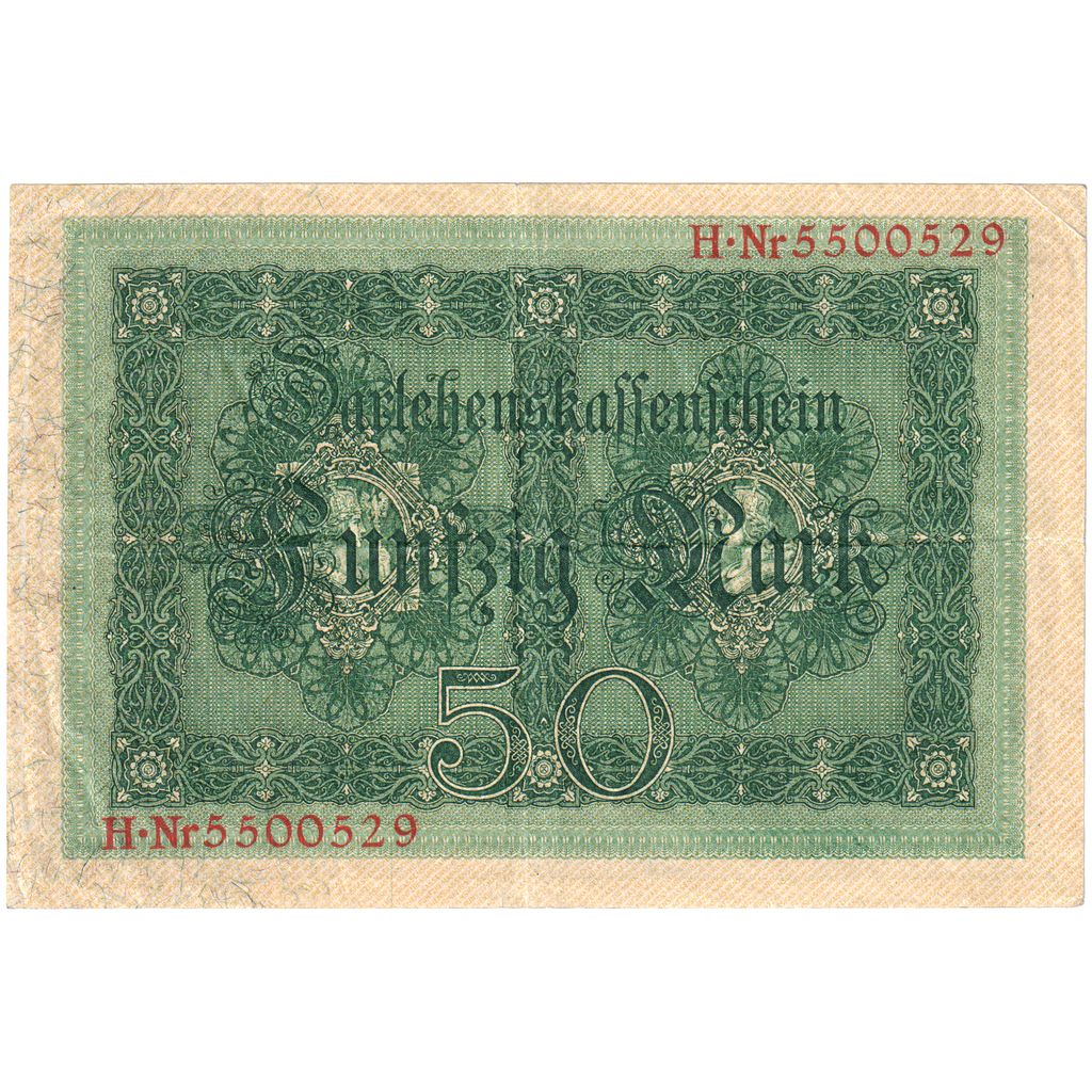 Alemanha, 50 Mark, 1914-08-05, AU(55-58)