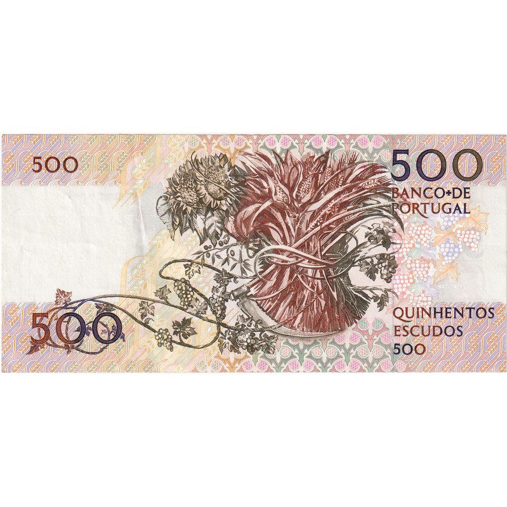 Portugal, 500 Escudos, 1989-10-04, TTB