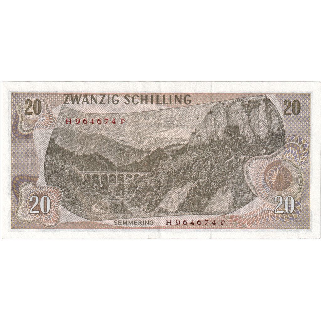 Oostenrijk, 20 Schilling, 1967-07-02, SUP