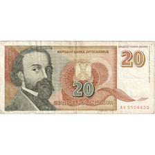 Yugoslavia, 20 Novih Dinara, BC