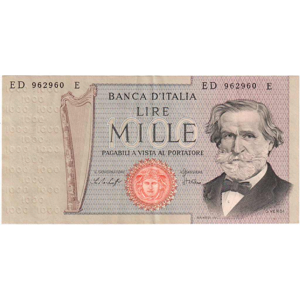 Italia, 1000 Lire, 1969-02-26, SC