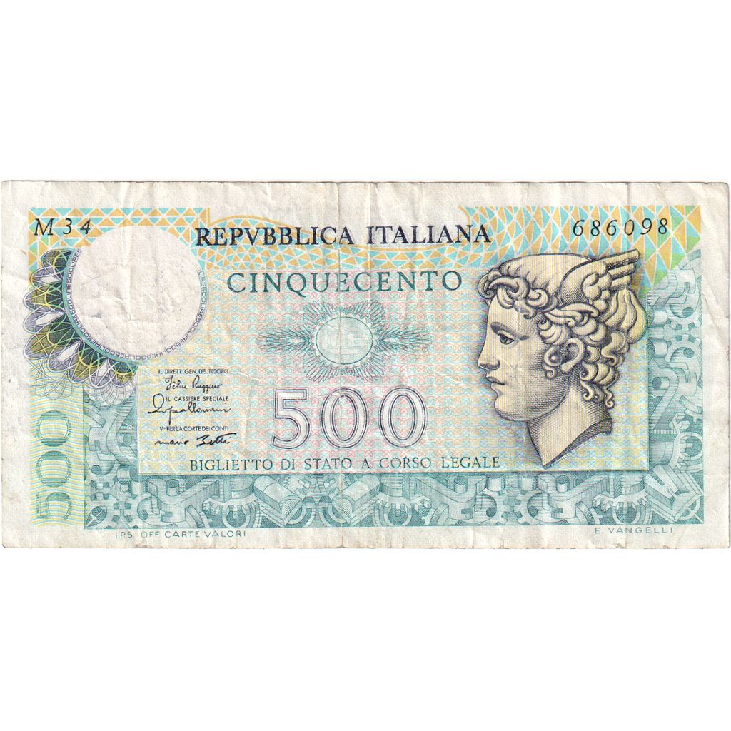 Italie, 500 Lire, 1979-04-02, TB+