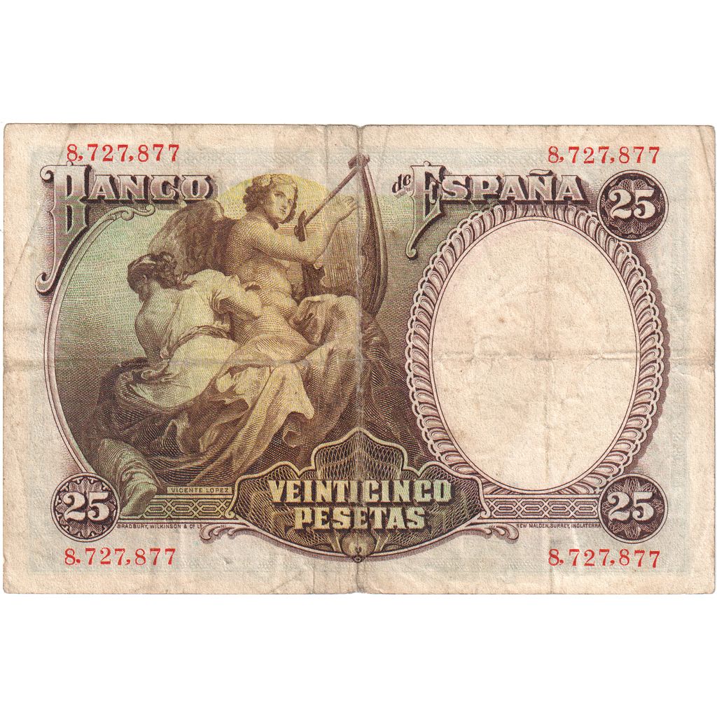 Spanien, 25 Pesetas, 1931-04-25, S+