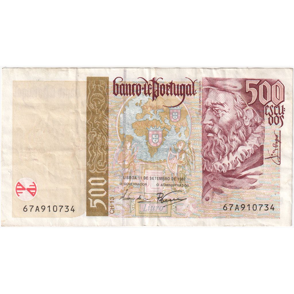 Portugal, 500 Escudos, 1997-09-11, EF(40-45)