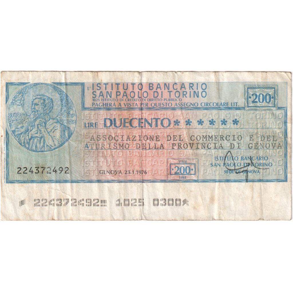 Italia, 200 Lire, 1976-12-20, BC