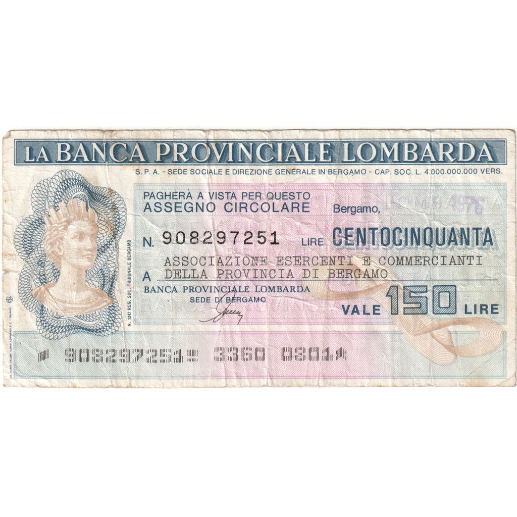 Itália, 150 Lire, 1976-04-07, EF(40-45)