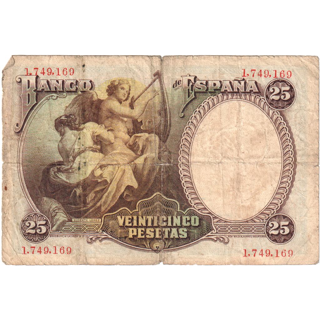 Spanien, 25 Pesetas, 1931-04-25, S