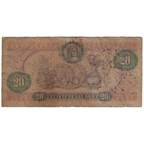 Banknote, Colombia, 20 Pesos Oro, 1981, 1981-01-01, KM:409d, VG(8-10)