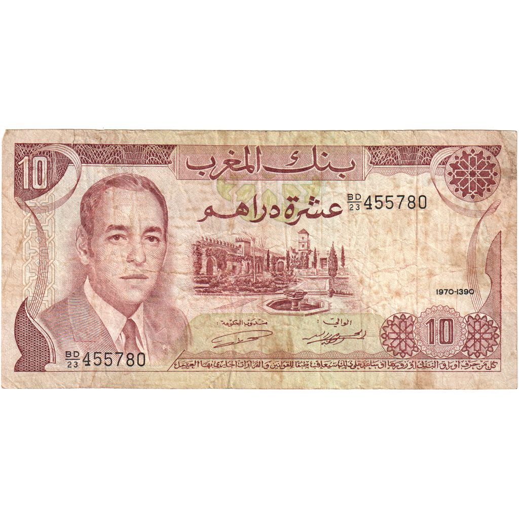 Marokko, 10 Dirhams, TB+
