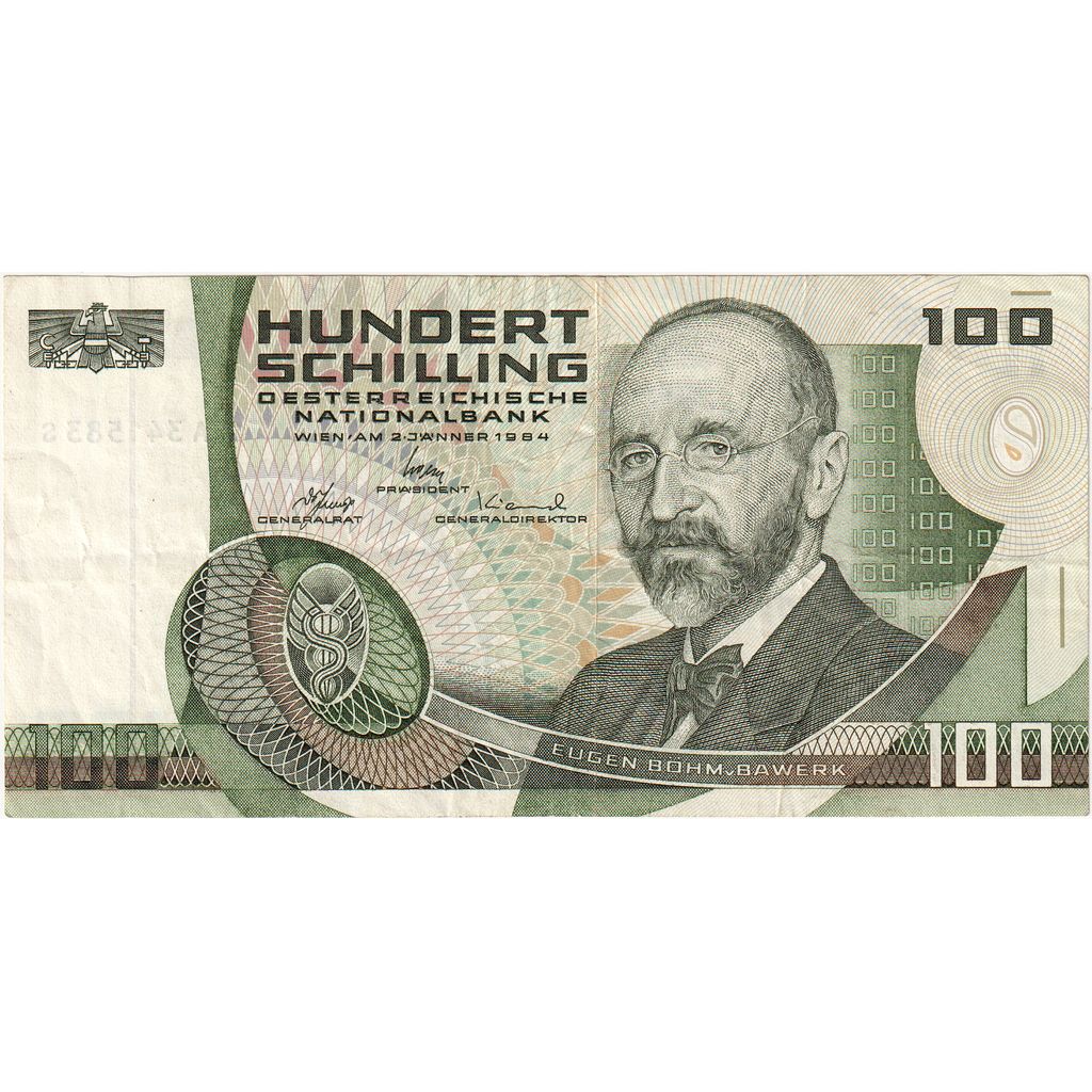 Oostenrijk, 100 Schilling, 1984-01-02, TTB