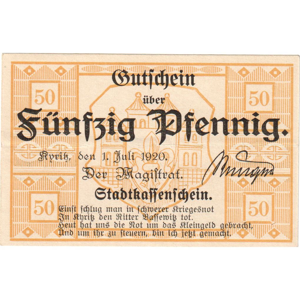 Alemania, Altusried Marktgemeinde, 50 Pfennig, 1920-07-01, SC
