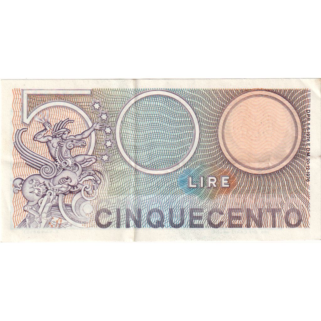 Italia, 500 Lire, 1976-12-20, UNC