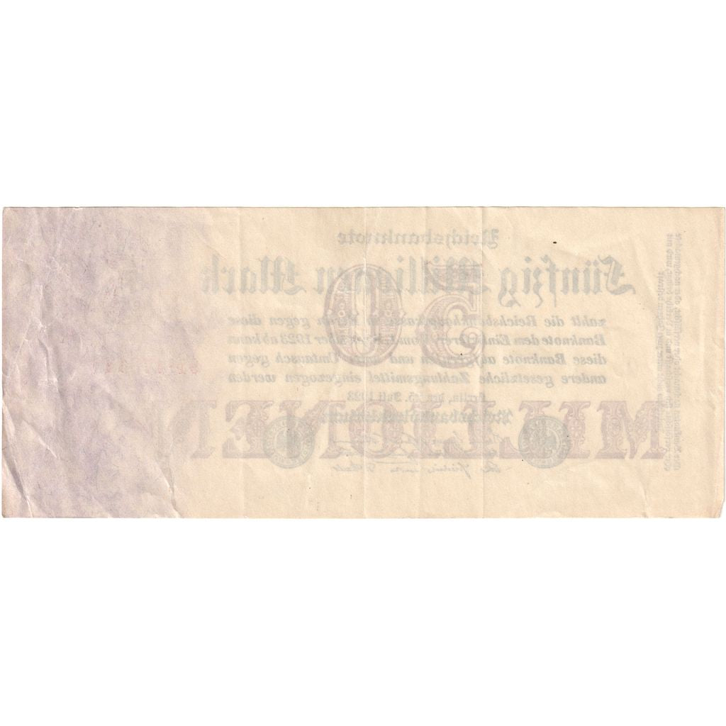 Deutschland, 50 Millionen Mark, VZ