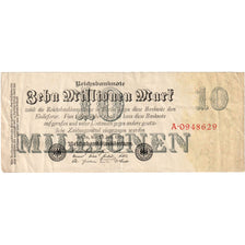 Banknote, Germany, 10 Millionen Mark, 1923, 1923-09-01, KM:96, VF(20-25)