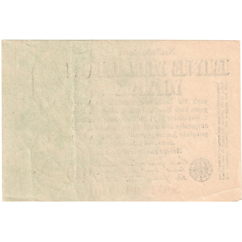 Germany, 1 Million Mark, 1923-08-09, KM:101, EF(40-45)