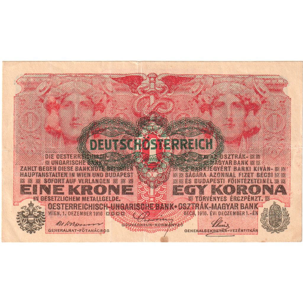 Ungarn, 1 Korona, 1916-12-01, VZ