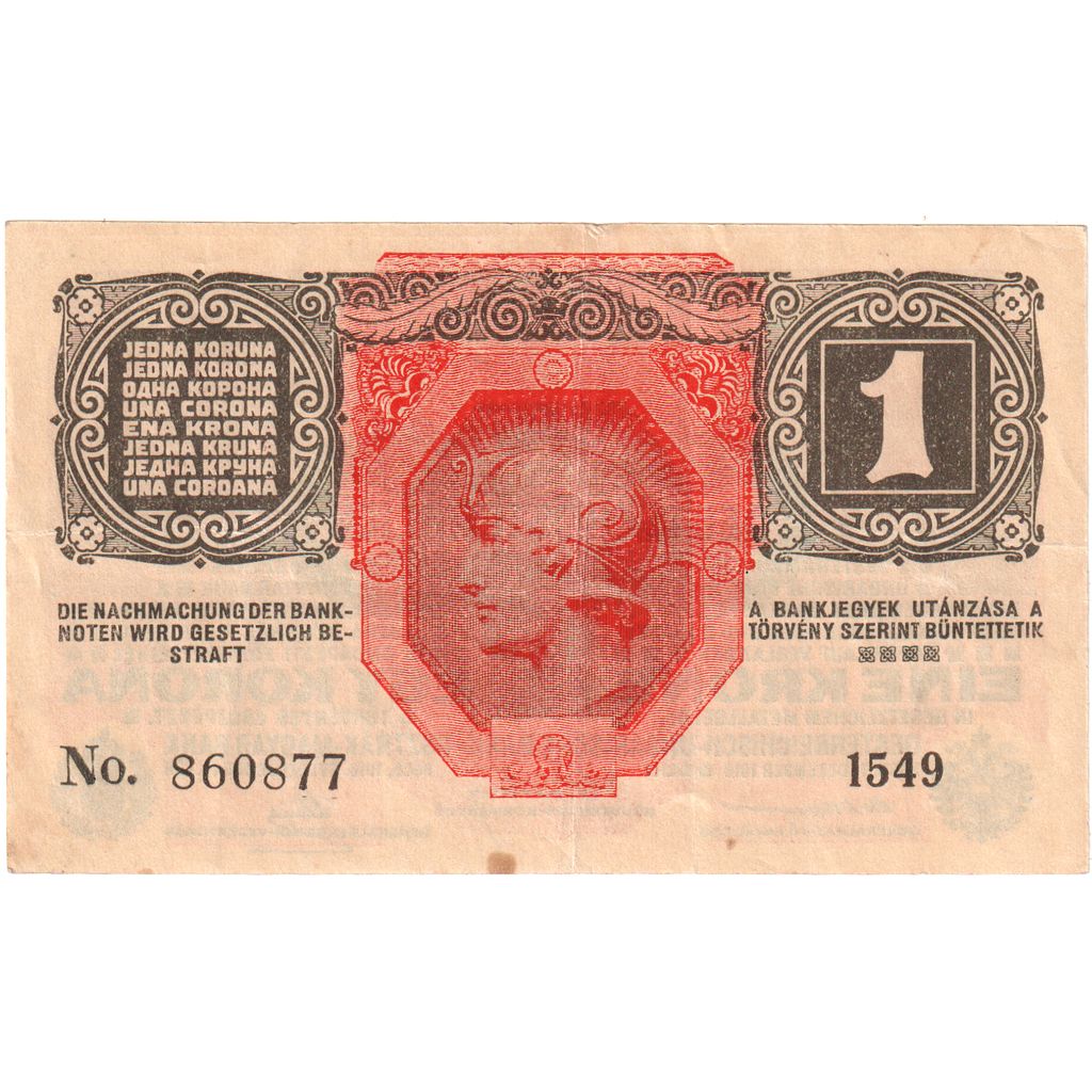 Ungarn, 1 Korona, 1916-12-01, VZ
