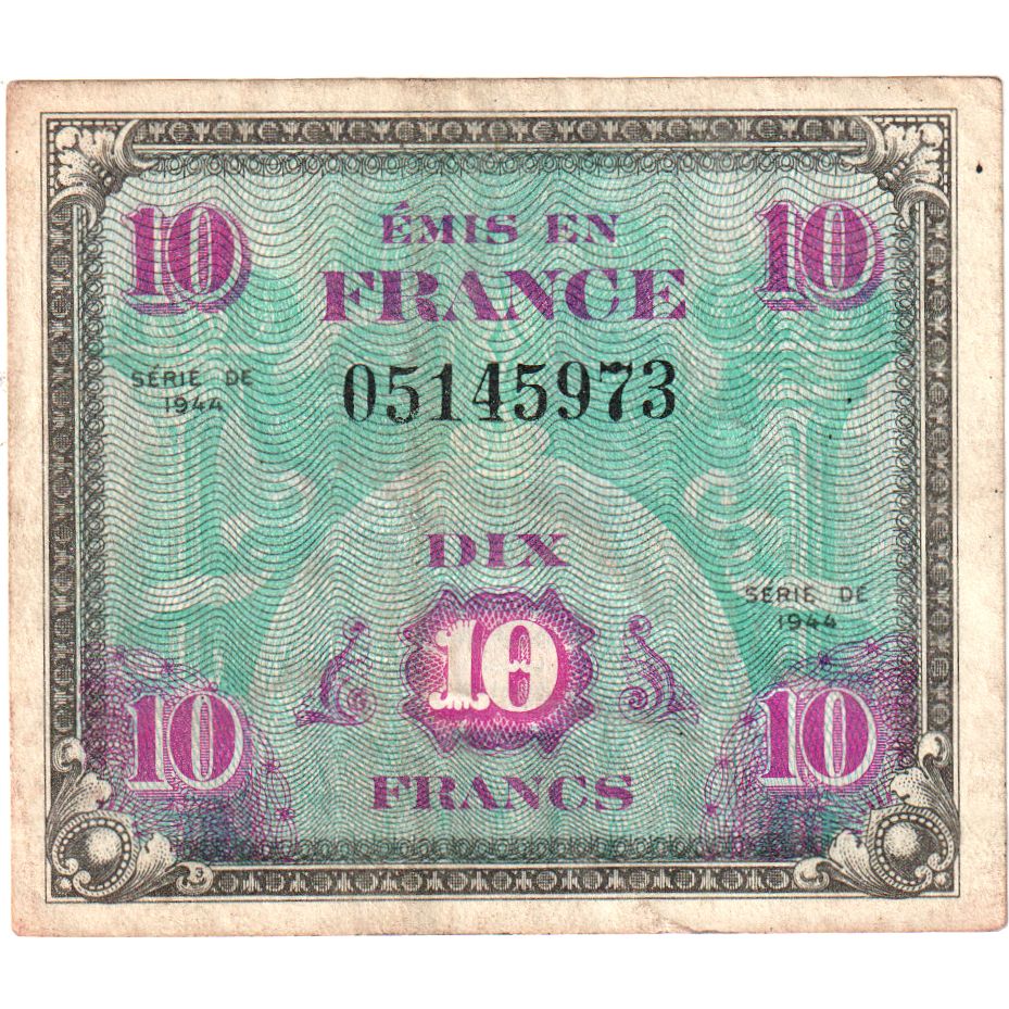 France, 10 Francs, 05145973, VF(30-35)