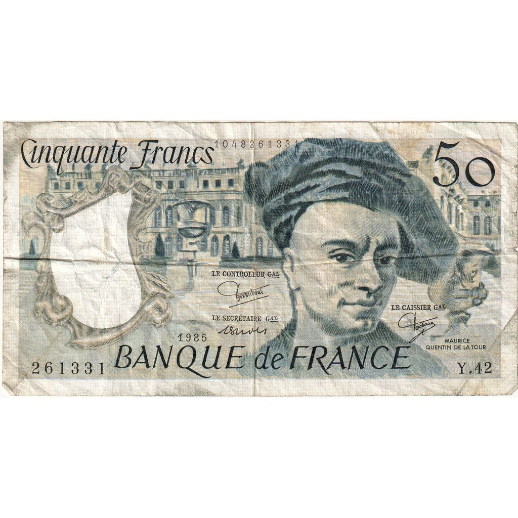 Frankreich, 50 Francs, Quentin de La Tour, Y.42261331, S+
