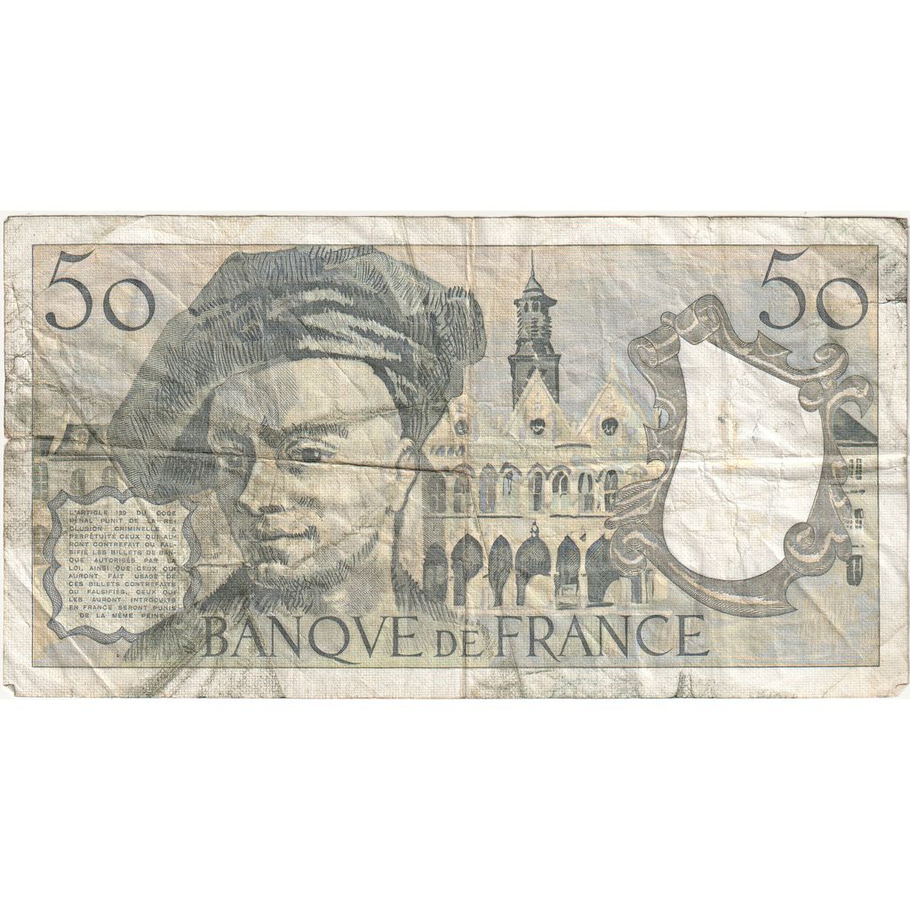 Frankreich, 50 Francs, Quentin de La Tour, Y.42261331, S+
